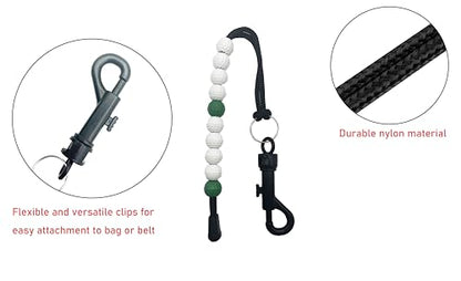 2 Pcs Golf Beads Count Stroke Score Counter, Golf Beads Counter, Golf Beads Score Counter, Golf Rhinestone Bead Score Counter