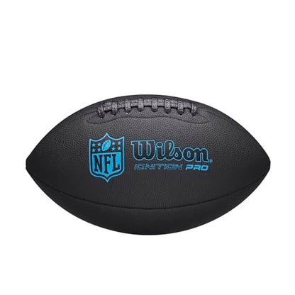 WILSON NFL Ignition Footballs - color: Black, size: Official - Ages 14+, style: NFL Ignition Pro Eco