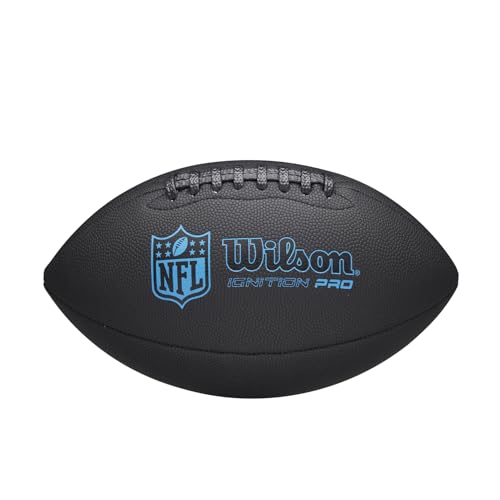 WILSON NFL Ignition Footballs - color: Black, size: Official - Ages 14+, style: NFL Ignition Pro Eco