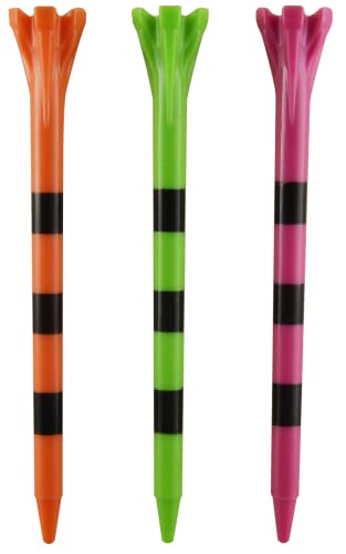 Champ Zarma FLYtee My Hite 3-1/4" 25 count - color: Citrus Mix/Black Stripes