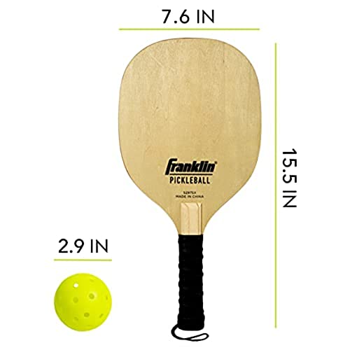 Franklin Sports Portable Outdoor Pickleball Net - Regulation Size 22' Foot Net with Travel Bag - style: Net with Paddles/Balls