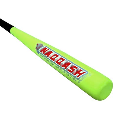 34 Inch Wooden Baseball Bat – Beech/Poplar Wood, 2.25" Barrel, Lightweight Training & Practice Bat for Youth and Adults