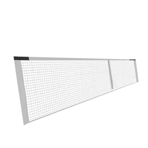 Pickleball Net Replacement,Professional Sturdy Weather Resistance Portable Training Net for Game Indoor Outdoor (Net Only) - color: White