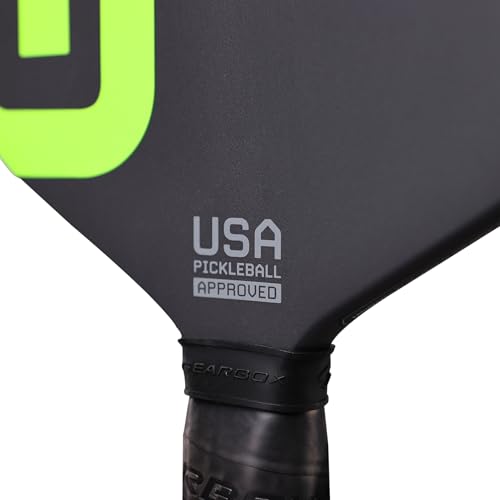Gearbox G3 Powerband Pickleball Paddle – Elongated Shape, 16mm Core – Carbon Fiber Face, UniFrame Molded Design – Textured Surface for Spin – Lightweight 8 oz – Soft Feel and Controllable Power