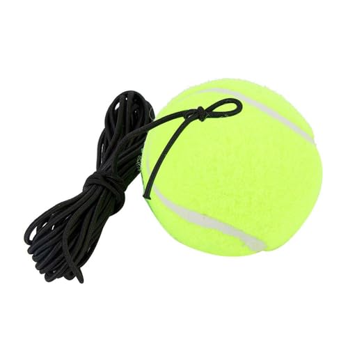 Tennis Ball with 4M Elastic String – Single Tennis Training Tool for Practice Tennis Skills,Rebound Control for Beginners Indoor Outdoor