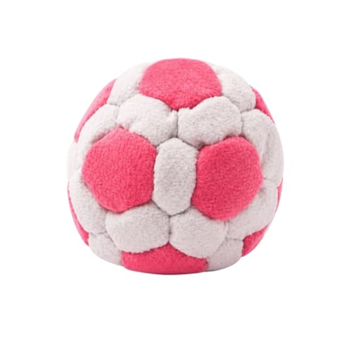 Footbag Hacky for Adults 6cm / 2.37" Plush Soft Soccer Balls - Safe Indoor & Outdoor Play - Super Quiet Stuffed Kickball for Home & Garden (No Hard Plastic) - color: A04