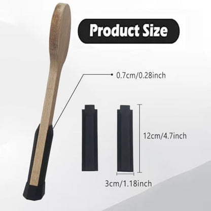 Pickleball Paddle Handle Cotton Cushion, 10-Pack, Extra Thick Replacement Accessories for Enhanced Comfort, Control, and Vibration Reduction, Black