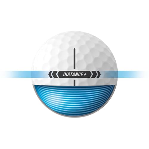 TaylorMade Golf Distance+ Golf Balls - color: White, style: 2025
