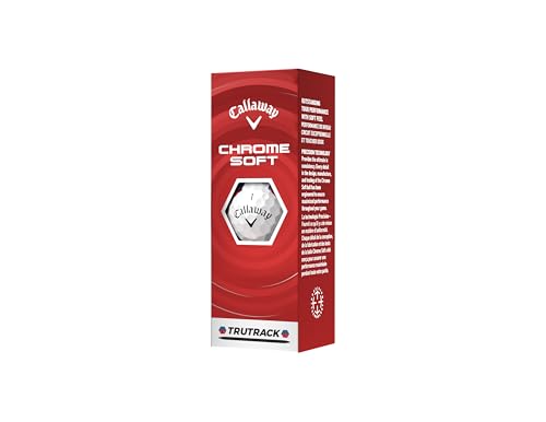 Callaway Golf Chrome Soft 2026 Golf Balls - color: Tru Track Blue/Red