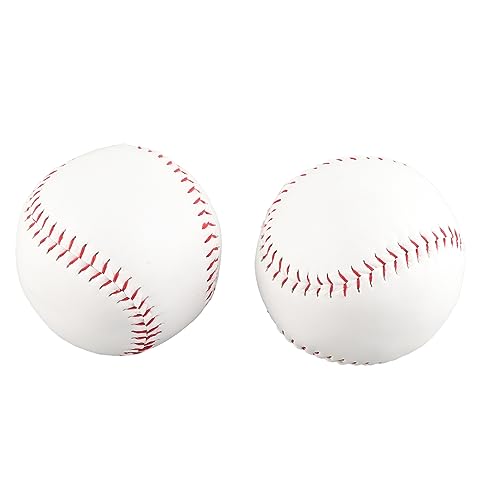 Sports Accessory, 12 Inch 2Pcs Softball Ball, for Game Softball Training Daily Practice
