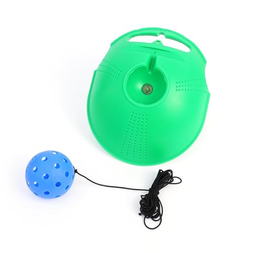 Pickleball Trainer Solo Pickleball Training, with Pickleball Ball Cord Baseboard Convenient Adult Kids Pickleball Equipment, Blue