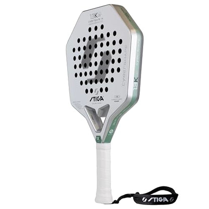 STIGA Padel Racket 1.3K LW Cybershape, Lightweight Racket for Intermediate & Junior Players for Fast-Paced Padel Play, Competition Approved