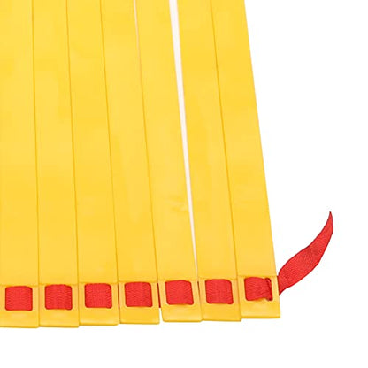 7M 14 Rung Agility Speed Training Ladder, Football Soccer Fitness Ladder with Storage Bag, Durable PP Plastic and Braided Belt for Athletes, Coaches, Home or Field Drills