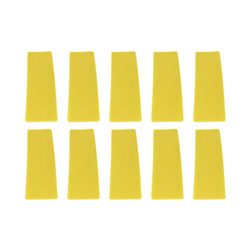 Tennis Court Marker Durable PVC Material for Basketball Courts, 10 Pack Spot Marker Set for Basketball Football Training - color: Yellow