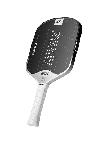 Selkirk Sport SLK Geo Pickleball Paddle | T700 Raw Carbon Fiber Pickleball Paddles | Massive Sweet Spot & Balance with Rev-Pro Core - color: White, size: Widebody