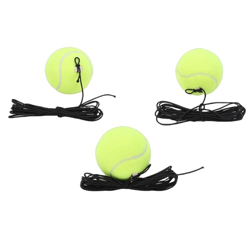 Estink Tennis Training Balls, Premium Synthetic Fiber Rebound Balls for Effective Skill Development and Self Practice for Beginners and Intermediate Players