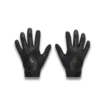 Under Armour Clean Up Baseball Gloves - color: (001) Black / Black / Metallic Black, size: Medium