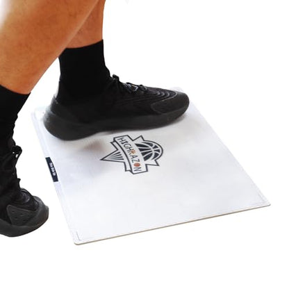 Courtside Basketball Sticky Mat,Non-Slip Sticky Shoe Mat for Basketball Court Shoe Grip,Courtside Shoe Grip Traction Mat,Improves Traction and Cleans Dust,Dirt,Includes 40 Sticky Sheets - style: Basketball Sticky Mat