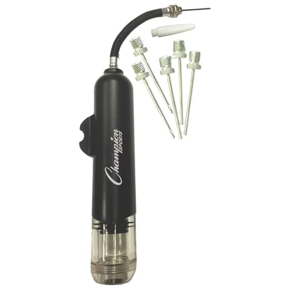 Champion Sports Dual Action Hand Air Pump, Small, Black