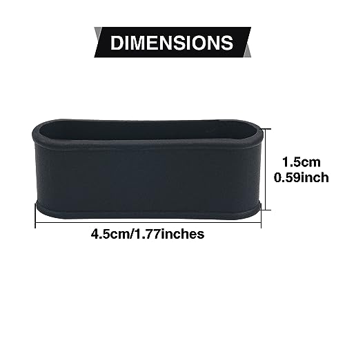 4PCS Pickleball Racquet Grip Bands, Black, Tennis Racquet Secures Overgrip