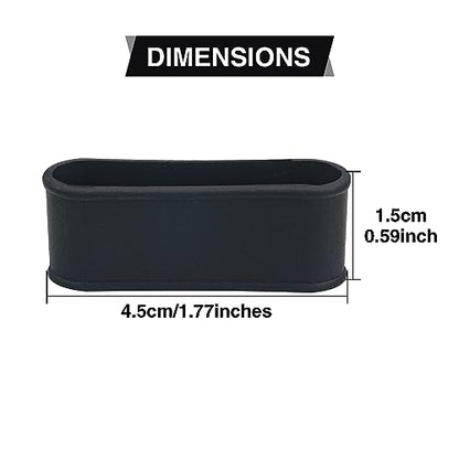 4PCS Pickleball Racquet Grip Bands, Black, Tennis Racquet Secures Overgrip