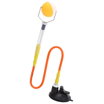 VGEBY Adjustable Table Tennis Ball Sucker Trainer Accessory, Rotation Mastery, Elastic Steel Wire for Speed, Ideal for Practice and Entertainment Best Serving Machine
