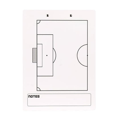 Soccer White Dry Erase Coaches Clipboard | Double-Side Soccer Coaching Whiteboard with Marker