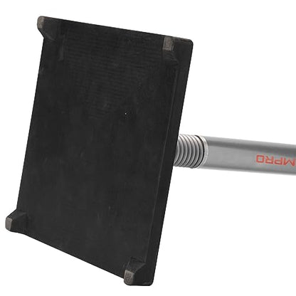 CHAMPRO Brute Spring-Loaded Batting Tee with Flexible Top and Weighted Base, Professional Grade Materials and Adjustable Height for Baseball and Softball,Silver