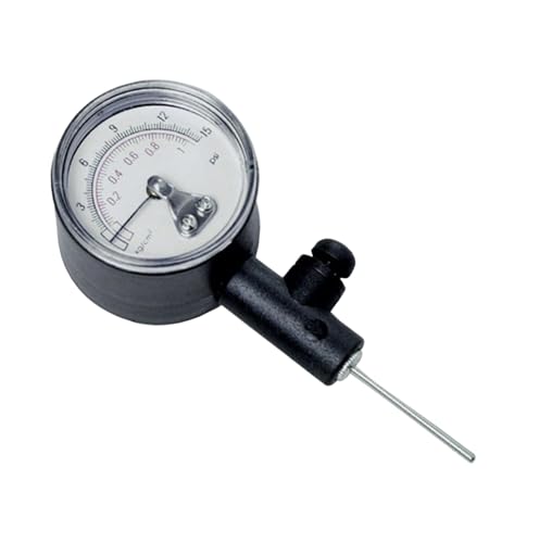 Pocket Pump Ball Pressure Gauge - Ball Pump Pressure Gauge with Air Release Valve - Check Air Pressure for Volleyballs, Basketballs & Footballs - Reads Both KG and PSI - style: Pressure Gauge