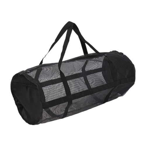 Sports Ball Bag Organizer for Coaches, Waterproof Extra Large Mesh Bag Duffel Bags for Basketball, Volleyball, Swimming Gear, 27.6x10.6x10.6 inch