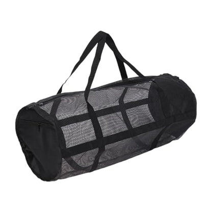 Sports Ball Bag Organizer for Coaches, Waterproof Extra Large Mesh Bag Duffel Bags for Basketball, Volleyball, Swimming Gear, 27.6x10.6x10.6 inch