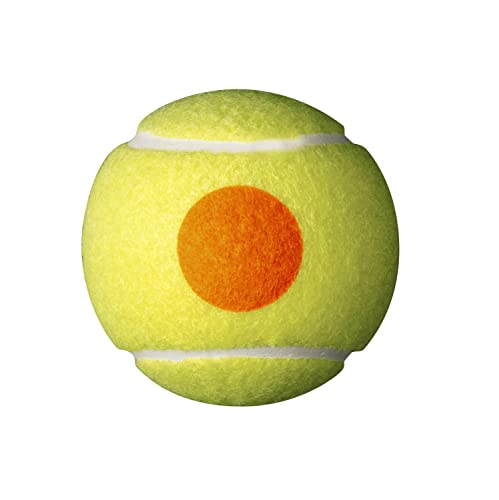 Wilson Starter Tennis Balls - 3 balls - style: Starter Orange, Ages 9-10