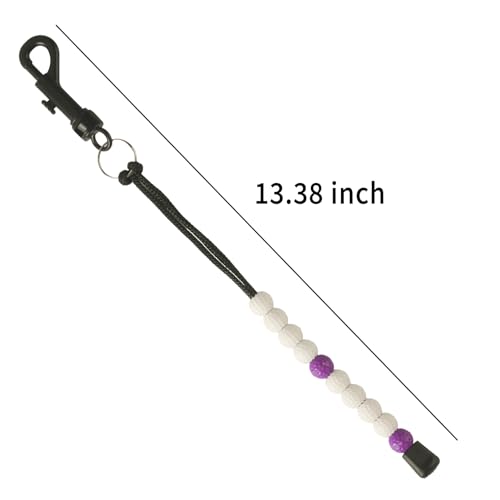 1 Piece Golf Beads Score Counter with Clip, Golf Stroke Score Count Keeper Putting Score Counter for Referee Caddy Golfer