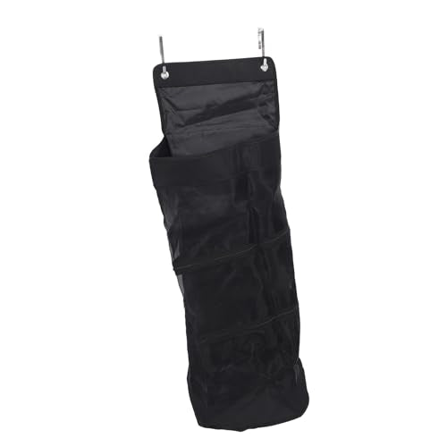 SUNGOOYUE Over The Door Hanging Sports Equipment Organizer, Large Capacity Nylon Mesh Storage Bag with Multiple Compartments, for Basketball Football Volleyball Tennis Gear
