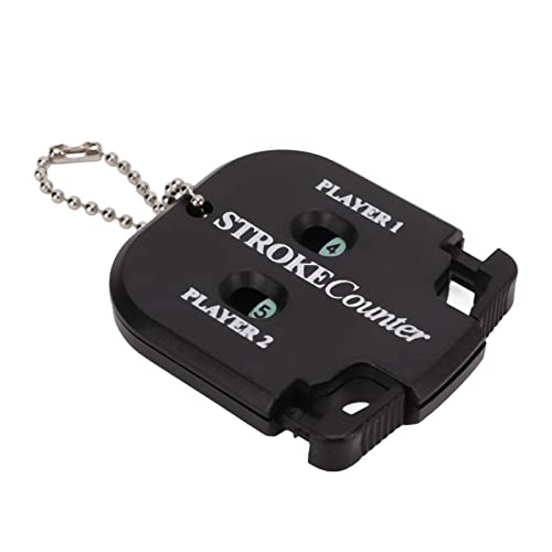 Mini Square Score Counter for Golf, 2 Player Portable Stroke Counter Set for Outdoor Sport Scoring