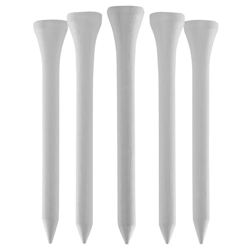 TH Golf Bamboo Golf Tees 70mm | Pack of 50 & 100 | Multiple Colour Options | Premium Durable Bamboo Golf Tees