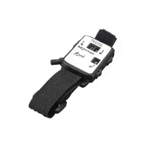 Sosoport Golf Stroke Counter Bracelet Wristband Score Keeper with Easy Press Tally for Golf and Sports Referee Use
