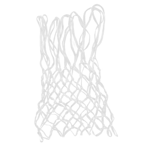 SUPVOX Nylon Basketball Net Replacement Weather Heavy Duty Design Fits Standard Rims for Indoor and Outdoor Courts and Easy to Install White