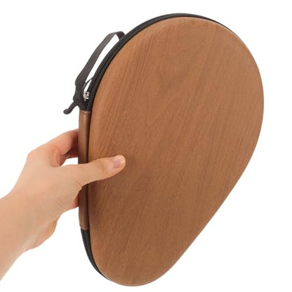 Lurrose Table Tennis Paddle Case Portable Storage Bag Ping Pong Racket Cover Bat Organizer Fixed Sports Bag for Outdoor and Indoor Use