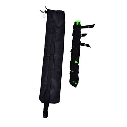 8m Ladder for Soccer Football Training Nylon Straps Speed Coordination Fitness Drill Tool 16 Rungs Duty Design Green