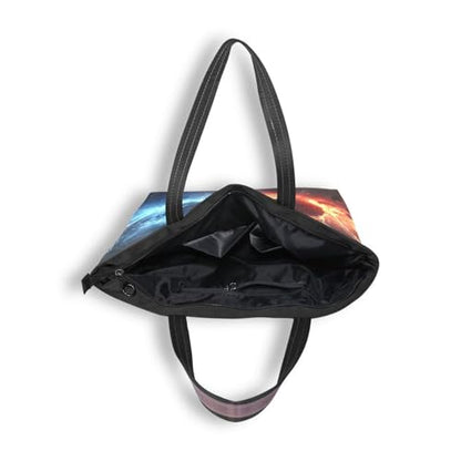 Magical Volleyball Tote Bag for Women Work Beach Bag Travel Bag - size: 18.5 L