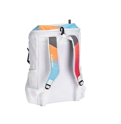 Easton | Ghost NX Backpack Equipment Bag | Adult | Fastpitch Softball | Team Logo Panel | Multiple Colors - color: Sunset