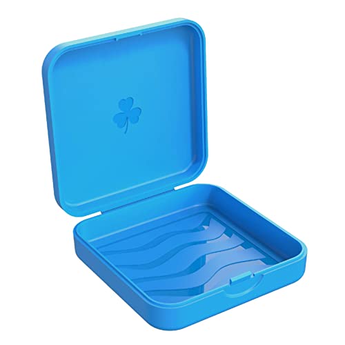Retainer Case, ARGOMAX Aligner Case, Braces Box, 2 Piece Orthodontic Box (Blue). - color: Blue