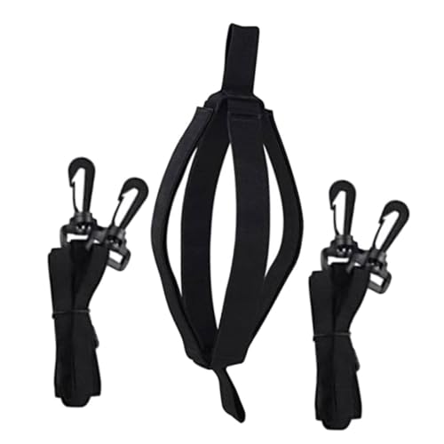 YARNOW 1set Volleyball Spike Trainer Strap Trainer for Hitting Practice and Jumping Drills for Ages Black
