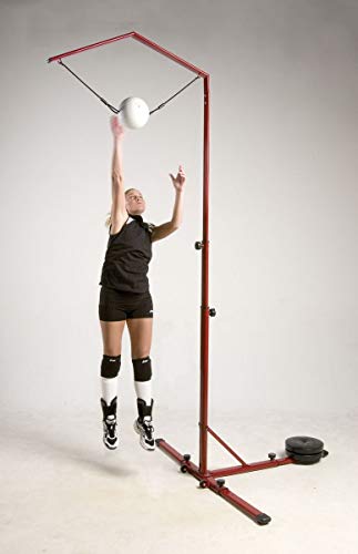Tandem Sport Spike Challenger - Volleyball Hitting Technique Trainer - Volleyball Training Equipment for Spike Training - Adjustable Heights for All Players