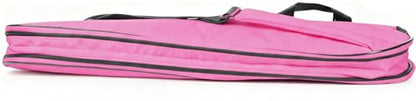 Tennis Bag Lightweight and Padded Tennis Rackets Cover with Adjustable Shoulder Strap - color: Light Pink, size: 28"x11.5"