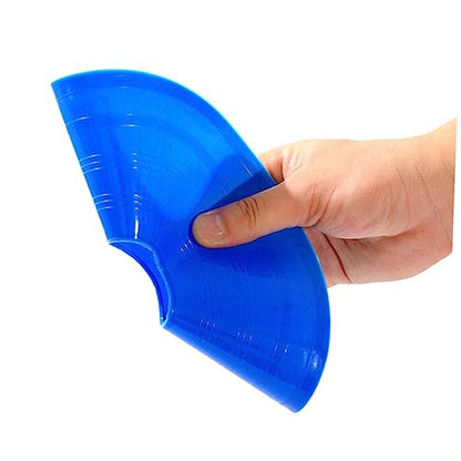 Garneck Football Training Disc Cone Markers Trainer Spot Equipment Pre Sports Rugby Soccer Training Disc Blue - color: Blue