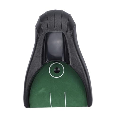 Asixxsix Automatic Putting Cup, Battery Powered Portable Putting Green Indoor with Automatic Ball Return for Golf Practice Yard Office