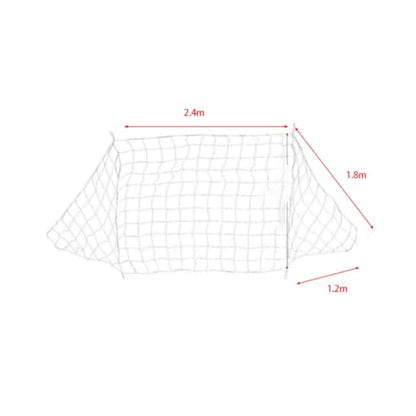 8x6 Ft Soccer Goal Net, Portable Soccer Net Replacement Goal Post Netting, Polypropylene Fiber Football Sports Netting for Backyard Soccer Practice, Games, Training