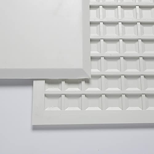 Champro Base Set - 4 Waffle Bottom Rubber Baseball, Softball, Kickball Throw Down Style Bases, Small (B026B) WHITE